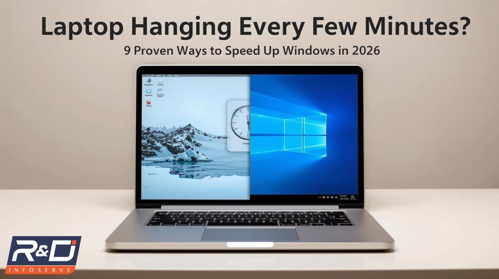 Laptop Hanging Every Few Minutes? 9 Proven Ways to Speed Up Windows in 2026
